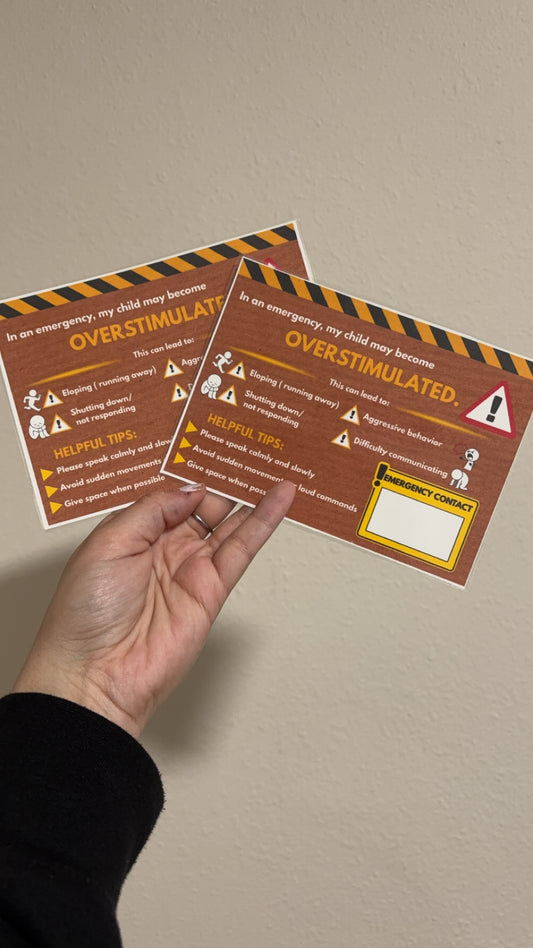 Emergency Alert Card Set