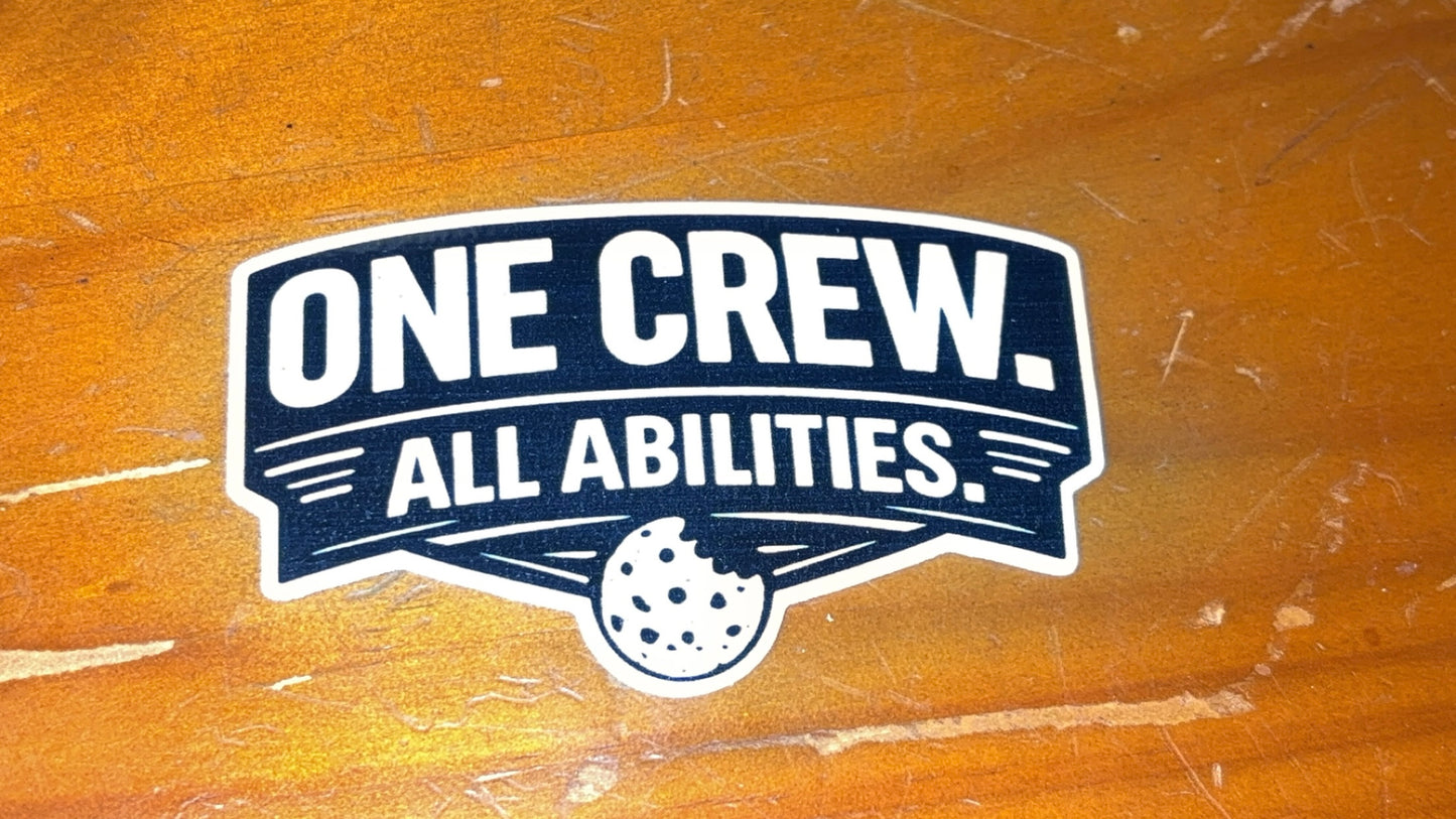 One Crew All Abilities Sticker