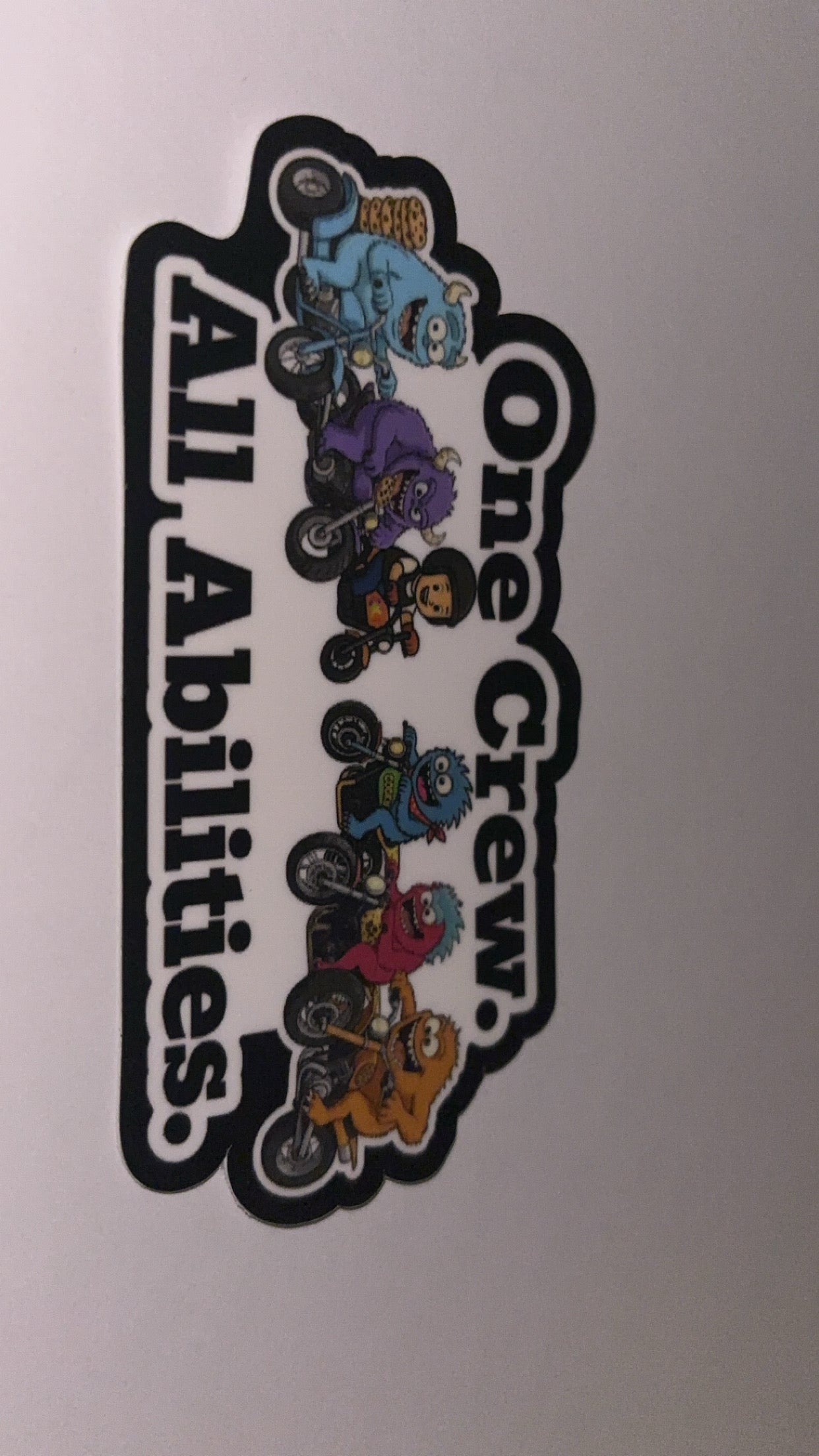 One Crew All Abilities Sticker
