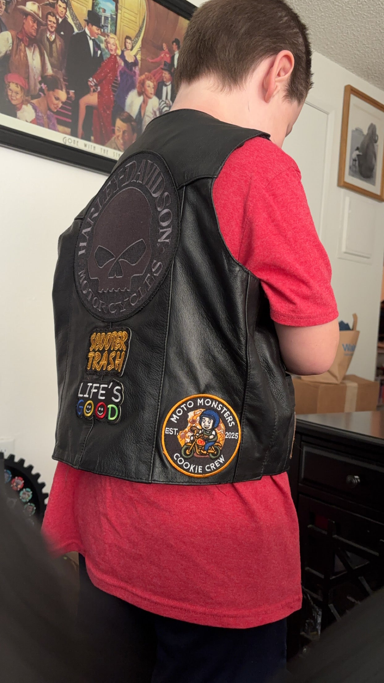 Moto Monsters Cookie Crew Embroidered Patch