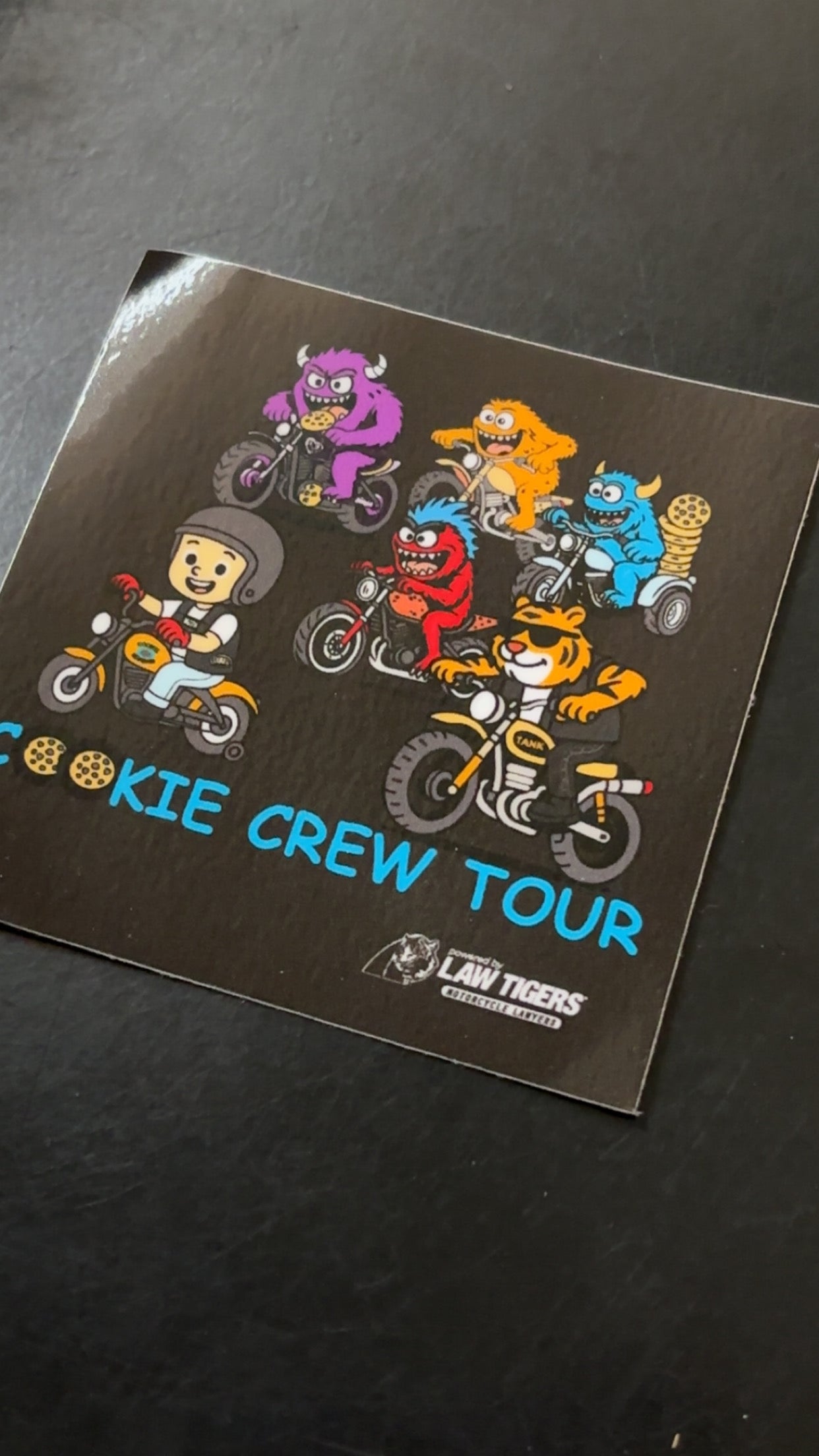 Law Tigers X Cookie Crew Tour Limited Edition Sticker