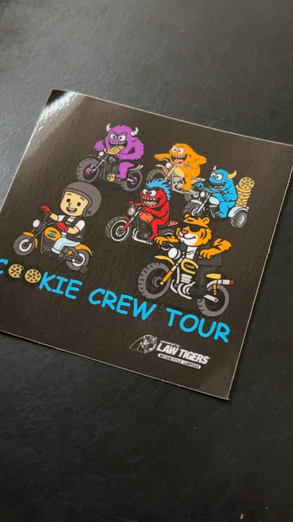 Law Tigers X Cookie Crew Tour Limited Edition Sticker